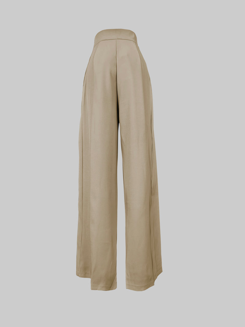 Loose Wide Leg Solid Color Casual Pants Bottoms Trousers